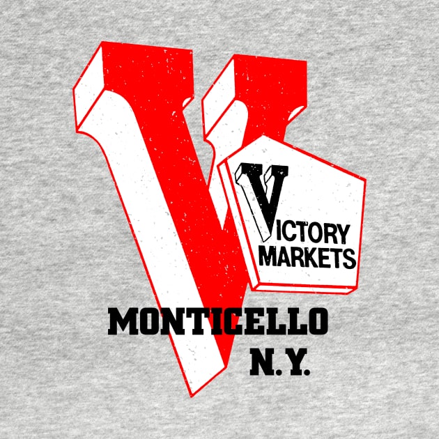 Victory Market Former Monticello NY Grocery Store Logo by MatchbookGraphics